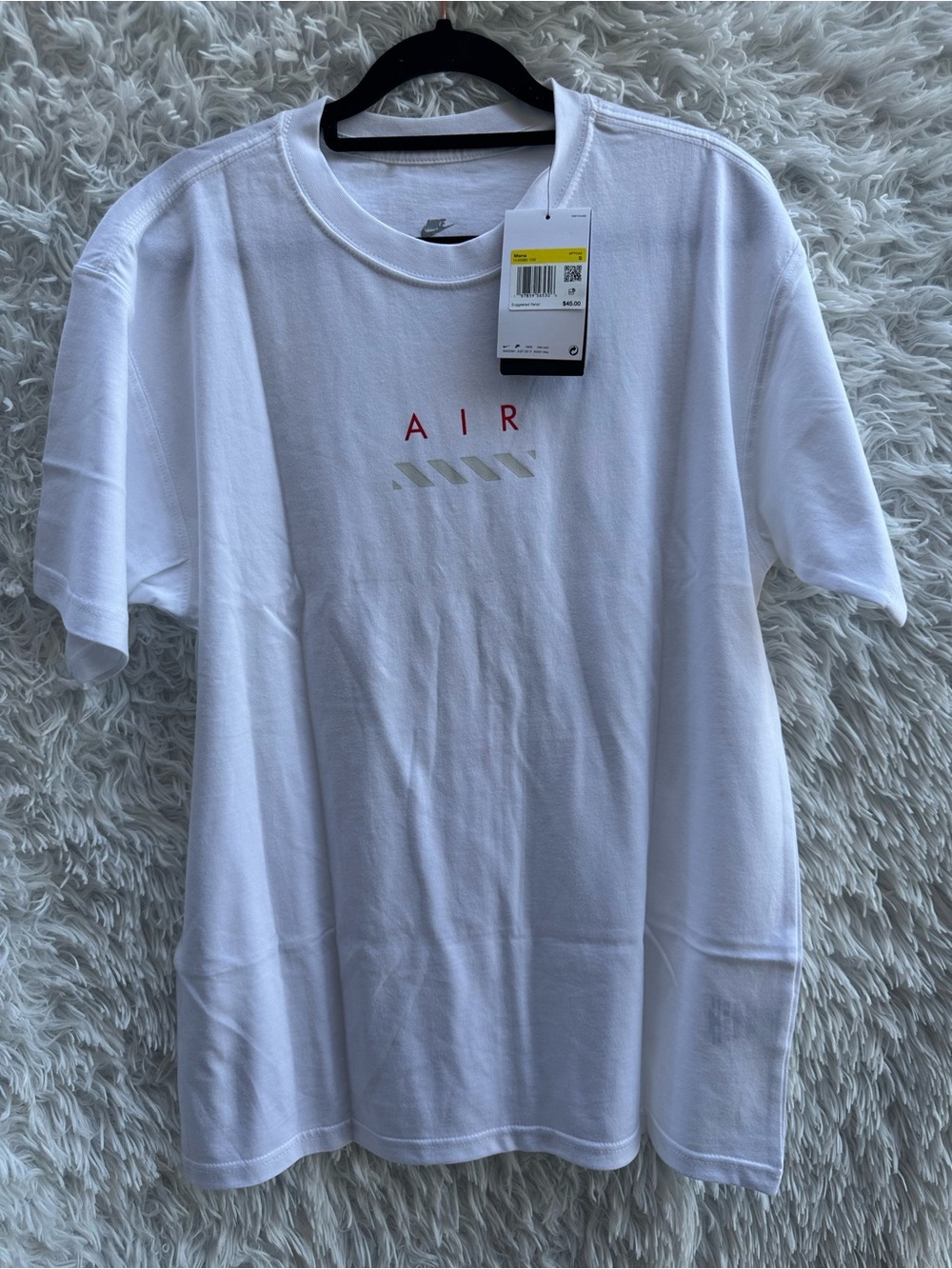New Nike AIR White Graphic Tee
